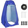 Image 1 : REPACKAGED BLUE POP UP PRIVACY TENT WITH STORAGE