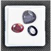 Image 1 : #127-RUBY AND SAPPHIRE GEMSTONE 26.40CT