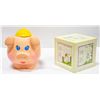 1980 FISHER-PRICE PIGGY BANK + 1998 PERINE LOWE