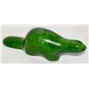 Image 1 : VINTAGE JADE BEAVER TAMARACK CARVING SIGNED