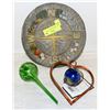 Image 1 : STEPPING STONE, GLASS/COPPER SUN CATCHER & BALL