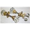 Image 1 : OLD GLASS HANDLE DOORKNOB SETS