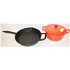 Image 1 : LAGOSTINA CAST IRON PAN & LE CREUSET SOUP POT