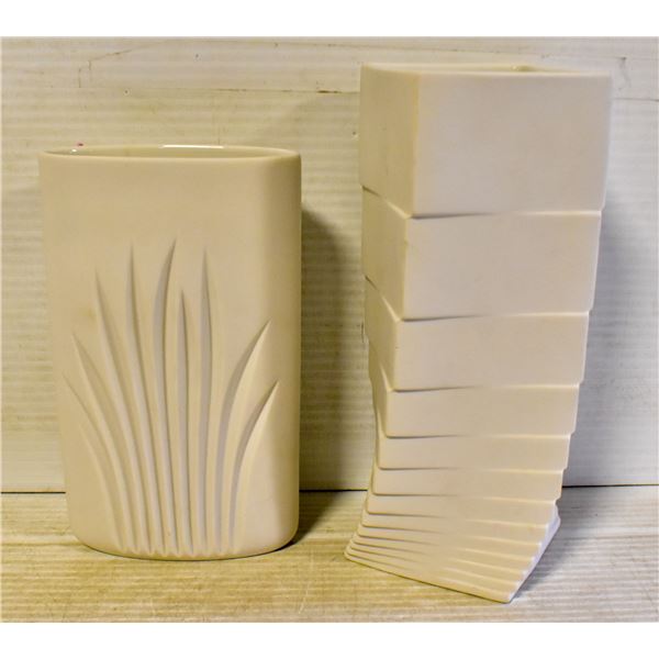 ROSENTHAL GERMAN PAIR OF ART DECO STYLE VASES