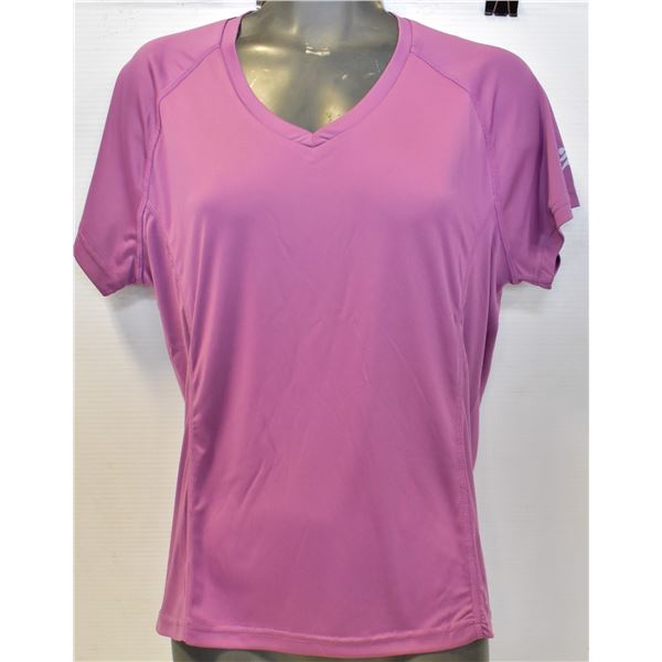 PURPLE NEWDEAL ATHLETICS SZ SMALL WOMENS SHIRT