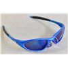 Image 1 : PAIR OF BRIGHT BLUE REPLICA OAKLEY SUNGLASSES