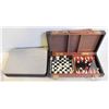 Image 1 : 2 BACKGAMMON SETS, ONE IS TRAVEL SIZE