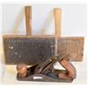 Image 1 : ANTIQUE PLANE, SET OF WOOD CARDERS