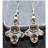 Image 1 : .925 SILVER & QUARTZ EARRINGS