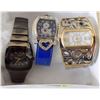 Image 1 : SET OF 3 NEW QUALITY FASHION WATCHES