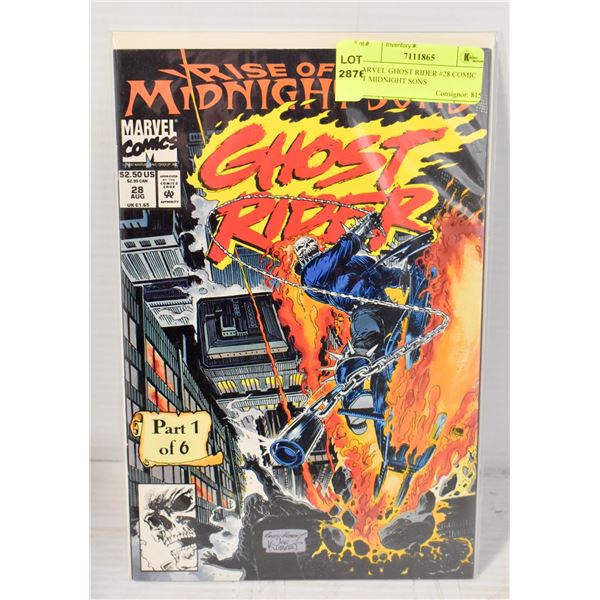 Ghost Rider 28 MARVEL GHOST RIDER #28 COMIC 1ST MIDNIGHT SONS