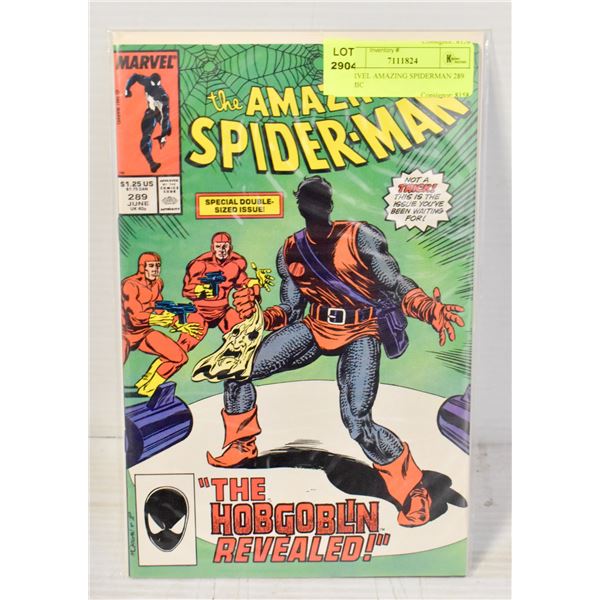 MARVEL AMAZING SPIDERMAN 289 COMIC