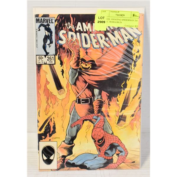 MARVEL AMAZING SPIDERMAN 261 COMIC, HOBGOBLIN