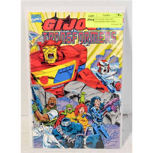 MARVEL GI JOE AND THE TRANSFORMERS TPB COMIC