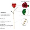 Image 3 : NEW GILDED ROSE PLATED GOLD ROSE GIFT SET