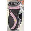 Image 1 : LADIES PINK & BLACK GOLF BAG