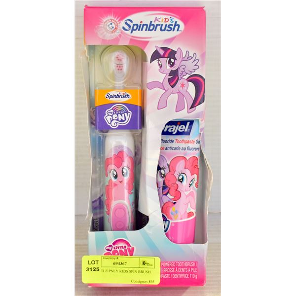 MY LITTLE PNLY KIDS SPIN BRUSH