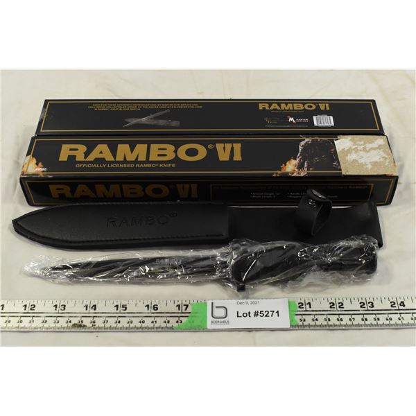 OFFICIALLY LICENSED RAMBO VI KNIFE * REPRODUCTION