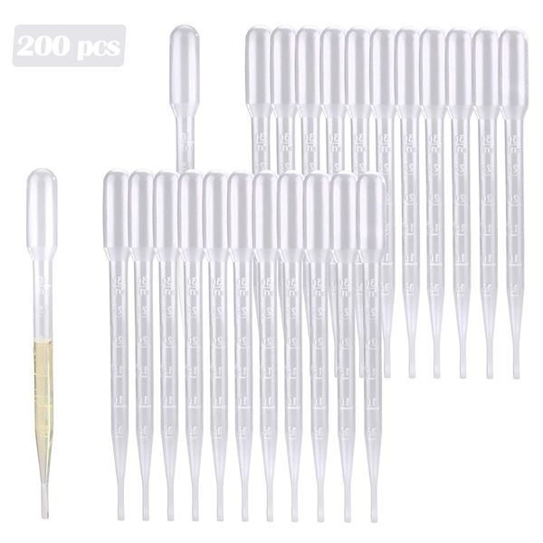 NEW - 2 LARGE BAGS OF 3ML PLASTIC PIPETTES