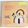 Image 1 : STAINLESS STEEL WHISTLING KETTLE