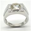 Image 2 : SILVER CERTIFIED MOISSANITE ( ROUND 10 MM)(7.6CT)