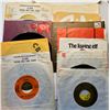 Image 1 : 19)  LOT OF 15 VINTAGE 45 RPM VINYL RECORDS