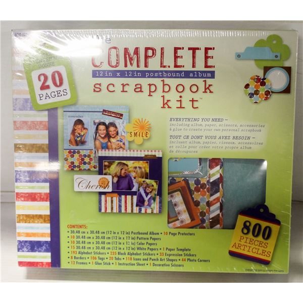 SEALED NWT  THE COMPLETE SCRAPBOOK 