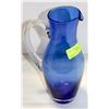 Image 1 : BLUE COBALT GLASS WATER PITCHER