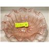 Image 1 : HAND CRAFTED PINK ART GLASS CANDY BOWL