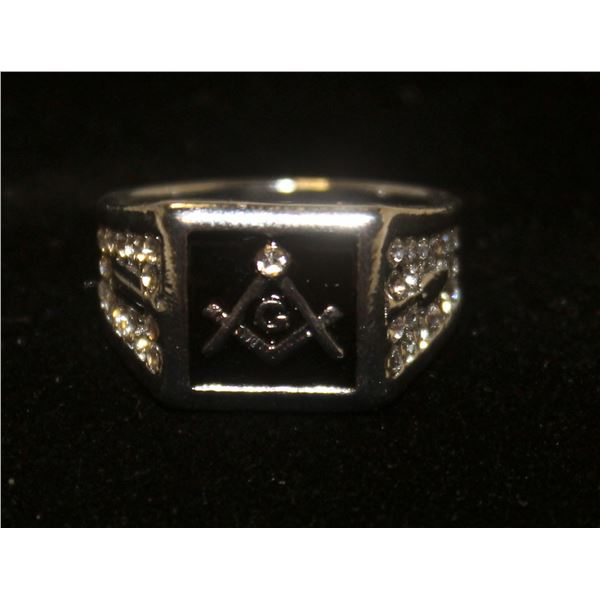 MEN'S MASONIC RING SIZE 11