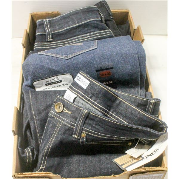 LOT OF NEW WOMENS SIZE 10 JEANS