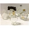 Image 1 : FLAT OF GLASS DECANTERS INCLUDES BELL SHAPED