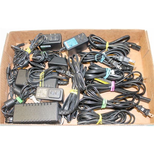 LOT OF CHARGER CORDS