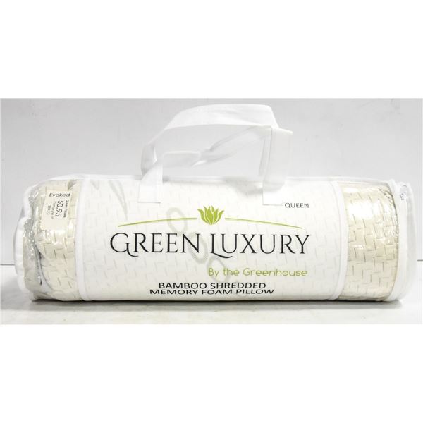 QUEEN SIZE BAMBOO SHREDDED MEMORY FOAM PILLOW