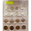 Image 1 : SHEET OF ASSORTED CANADIAN 50 CENT + $1 COINS