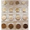 Image 1 : SHEET OF ASSORTED CANADIAN 50 CENT + $1 COINS