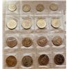 Image 1 : SHEET OF ASSORTED CANADIAN 50 CENT + $1 COINS