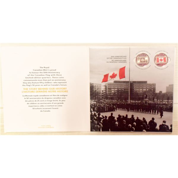 RCM 50TH ANNIVERSARY OF THE CANADIAN FLAG QUARTERS