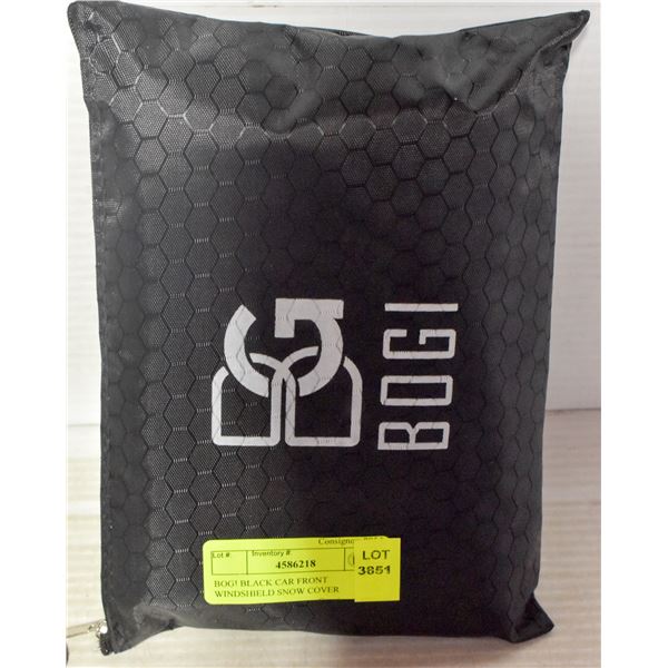 BOGI BLACK CAR FRONT WINDSHIELD SNOW COVER