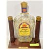 Image 1 : SEAGRAMS CROWN ROYAL 1.75L BOTTLE ON TILTING STAND