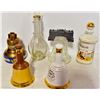 Image 1 : FLAT OF DECANTERS INCLUDES BELL SHAPED BOTTLE