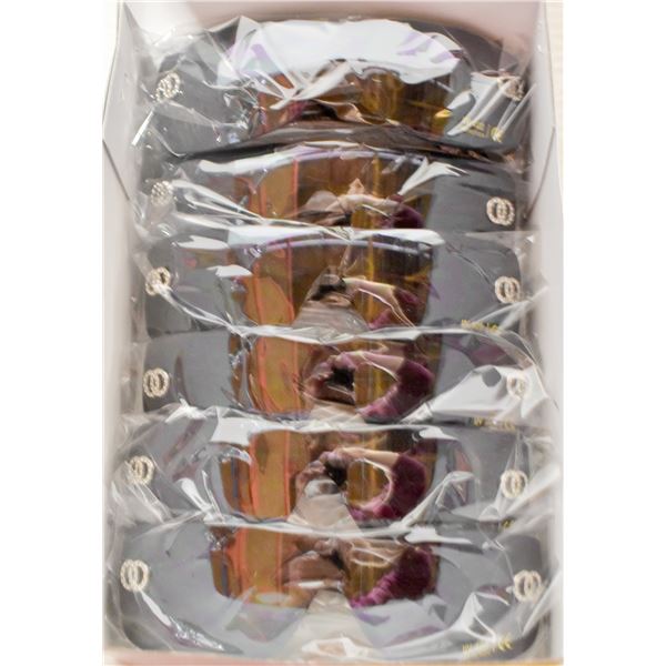 6 PAIRS OF BLACK CHANEL REPLICA SUNGLASSES
