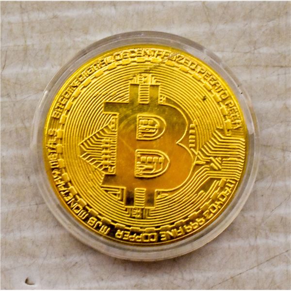 2018 TROY 1 OZ FINE COPPER BITCOIN TOKEN