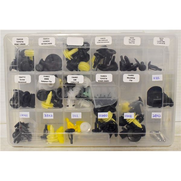 PLASTIC RETAINER CLIPS CAR AUTO RIVETS FASTENERS