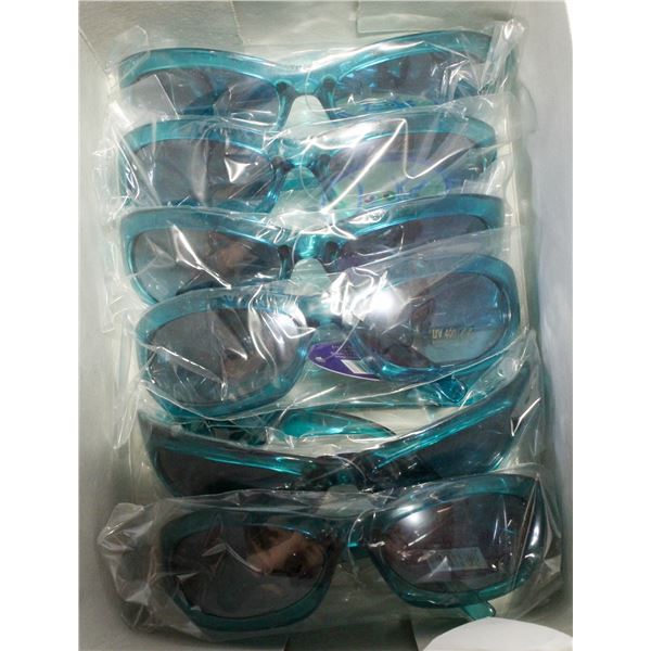 6 NEW AQUA COLOURED D&G REPLICA SUNGLASSES