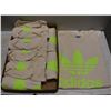 Image 1 : LOT OF 8 ADIDAS LIME GREEN LOFTEES T-SHIRTS SIZE M