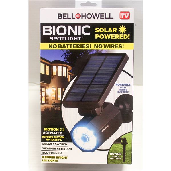 BELL&HOWELL BIONIC SOLAR SPOTLIGHT