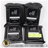 FOUR NEW PACKS OF ELF MAKEUP REMOVER CLOTHS