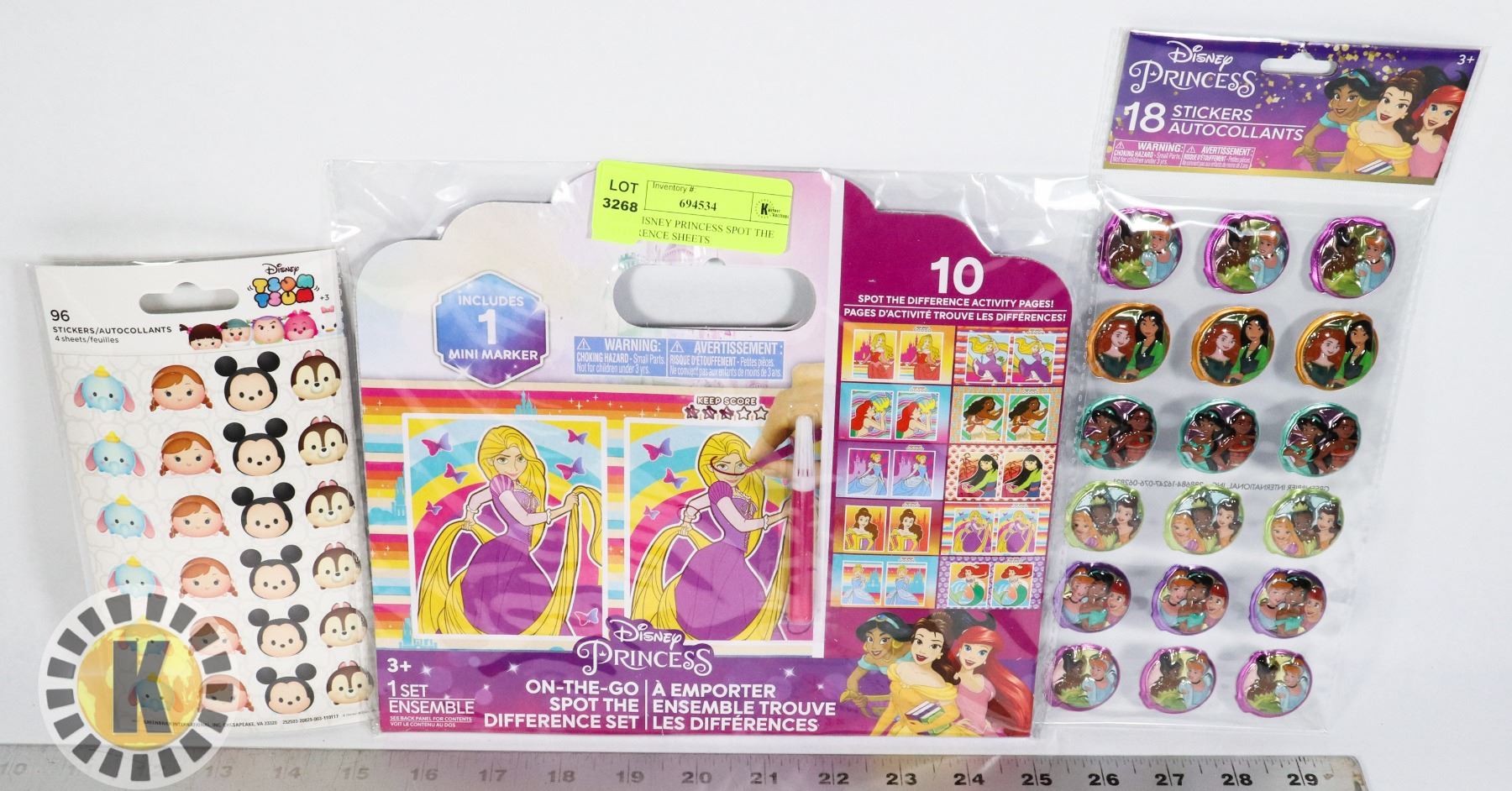 NEW DISNEY PRINCESS SPOT THE DIFFERENCE SHEETS