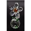 Image 1 : CRYSTAL FLOWER AMBER CENTER